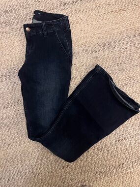 Hollister blue Dark Wash Flare Jeans